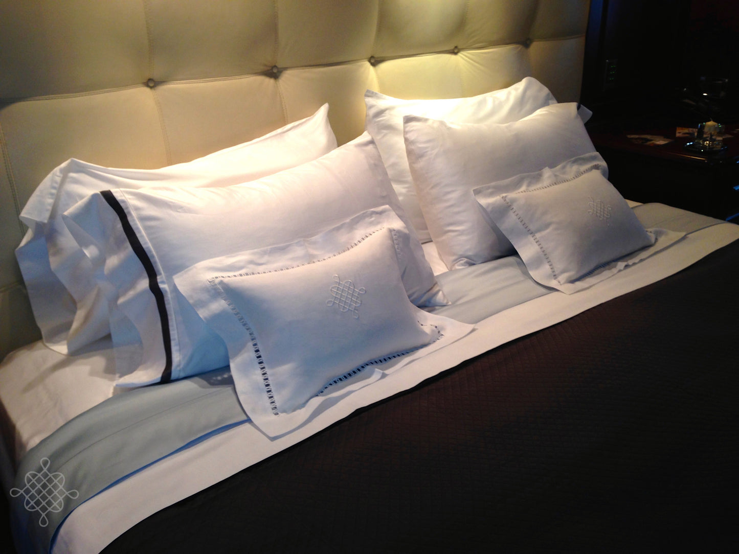 Art Deco Matelasse Bed Cover/Coverlet